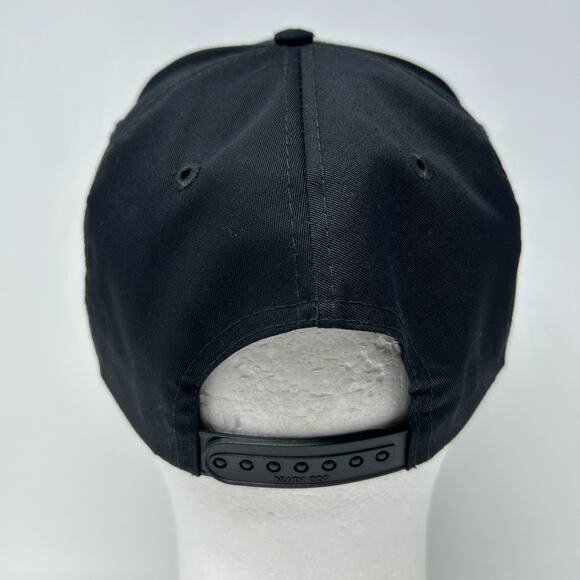 Vintage 90s Des Moines ATV Hat Baseball Cap Iowa Four Wheeler Snapback Black - Picture 3 of 9